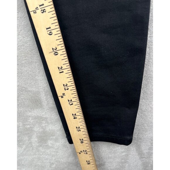 Pilcro & The Letterpress Anthropologie High-Rise Denim Legging Black Size 28 - Picture 10 of 15